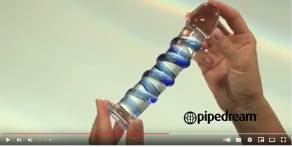 video dildo ze skla pipedream icicles no 5
