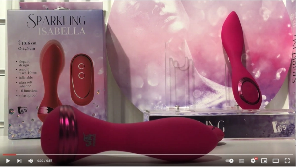 video Anální kolík Dream Toys Sparkling Isabella nafukovací
