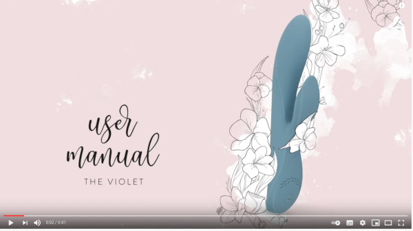 video manual vibrator bloom the violet rabbit