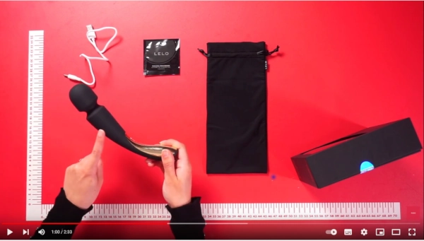 video návod jak funguje lelo smart wand massager medium black