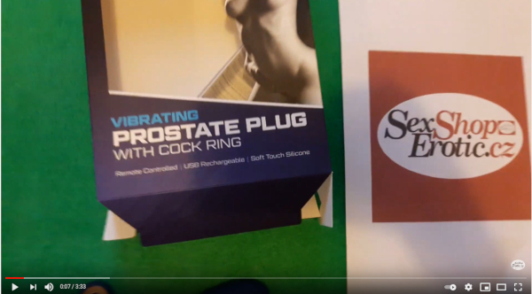 video návod jak funguje vibrátor you2toys vibrating prostate plug cock ring