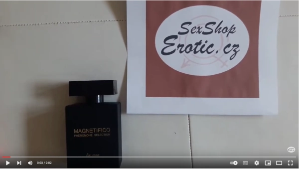 video parfém s feromony pro muže magnetifico selection