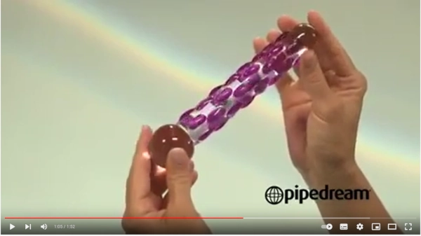 video pipedream skleněné dildo icicles no 7