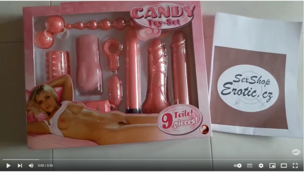 video sady erotických pomůcek you2toys candy