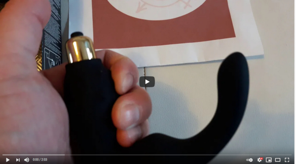 Video na Youtube vibračního stimulátoru na prostatu O BOY 7 Rocks-OFF: