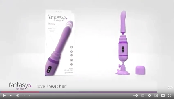 video vibrátor pipedream fantasy for her thrust