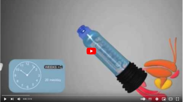 video jak funguje vodní vakuová pumpa pro zvětšení penisu bathmate hydro 7