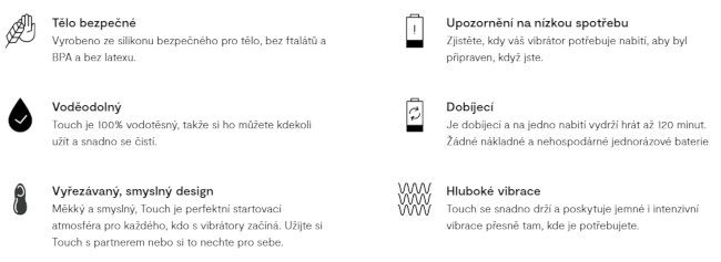 we-vibe touch jeho funkce