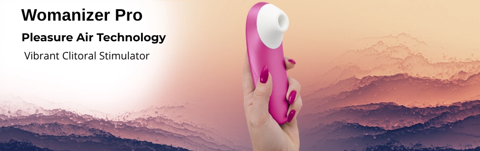 banner Clitoral Stimulator Womanizer Pro Pleasure Air Technology