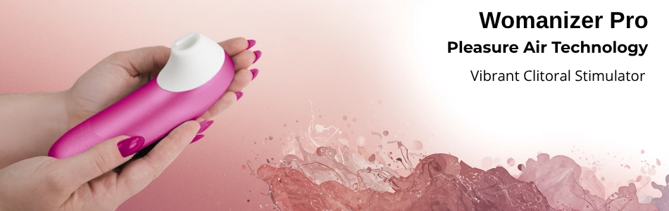 Vibrant Clitoral Stimulator Womanizer Pro banner